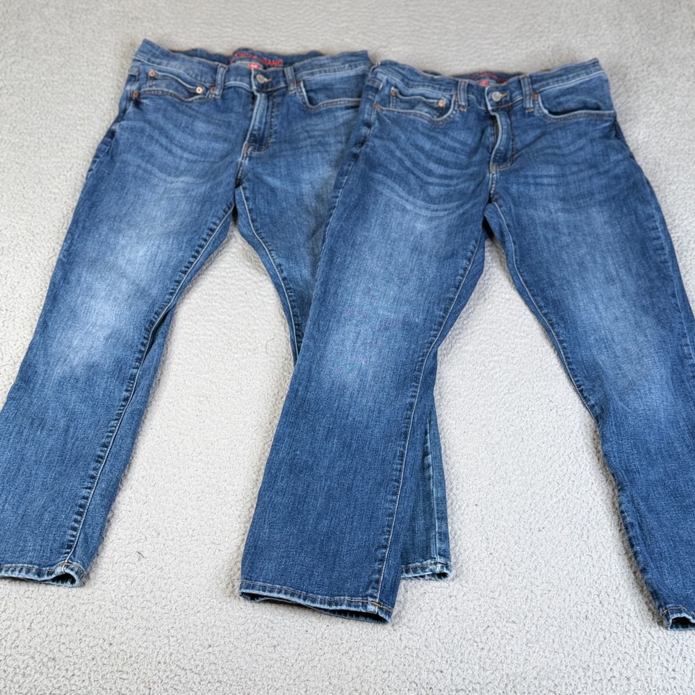Lot of 2 Lucky Brand 223 Jeans Mens 32x30 Blue Straight Leg Classic Denim